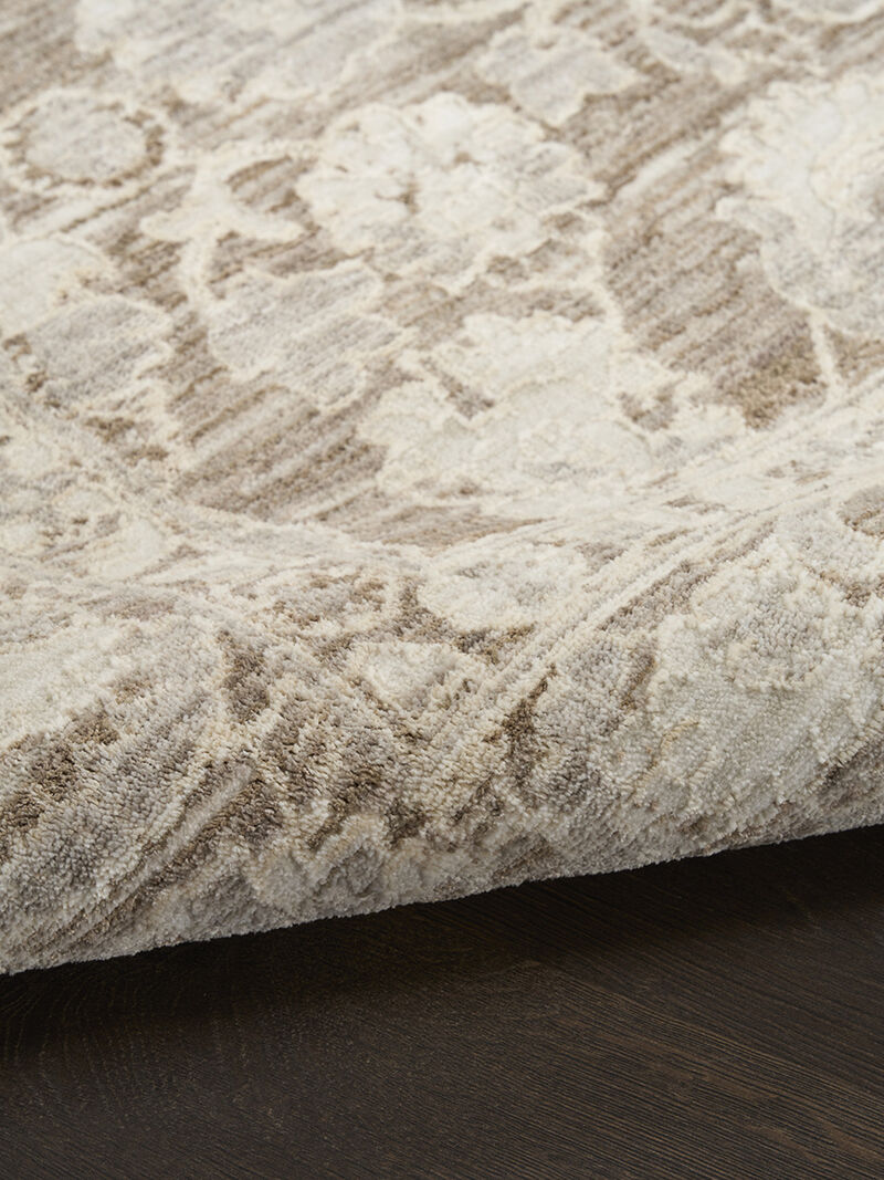 Shadows SHW03 Ivory/Mocha 6' x 9' Rug image number 4