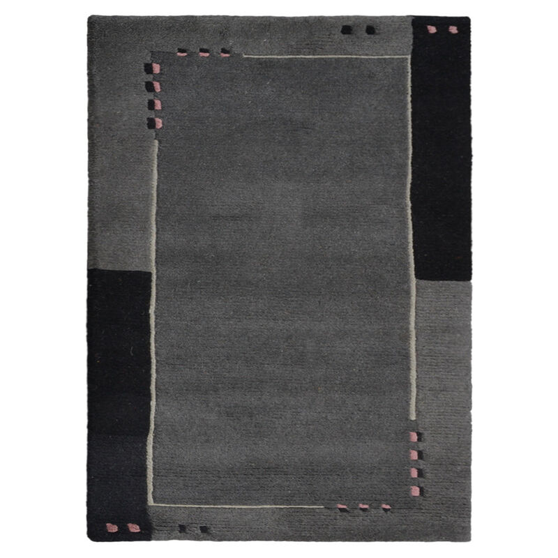Rugsotic Carpets Hand Knotted Tibbati Wool Size Area Rug Contemporary Size K00719 image number 0