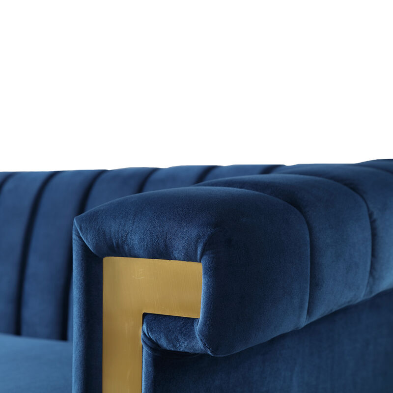 Satwud Luxury Velvet Sofa Set image number 5