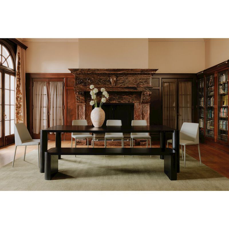 Moe's Home Collection Post Large Dining Table Black