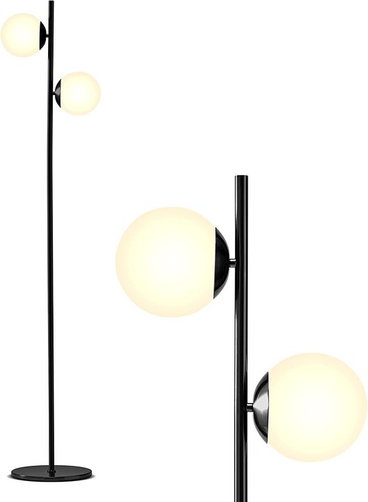 Sphere LED Floor Lamp - Black