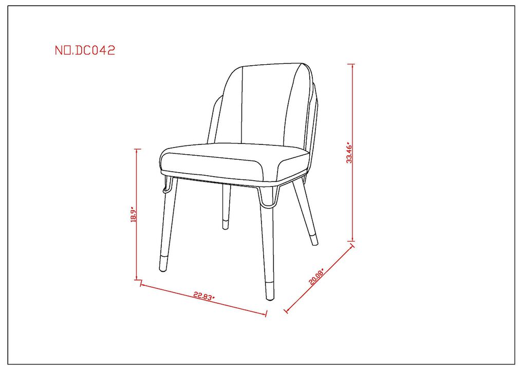 Estelle Gray Dining Chairs (Set of 2)