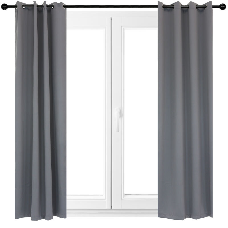 Sunnydaze Outdoor Blackout Curtain Panel - 52 in x 120 in image number 4