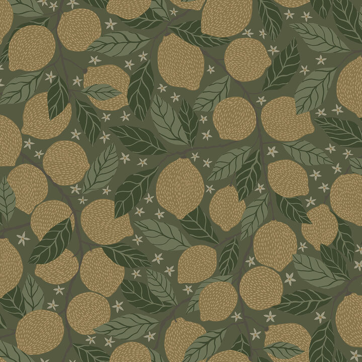 Lemona Green Fruit Tree Wallpaper (Set of 2)