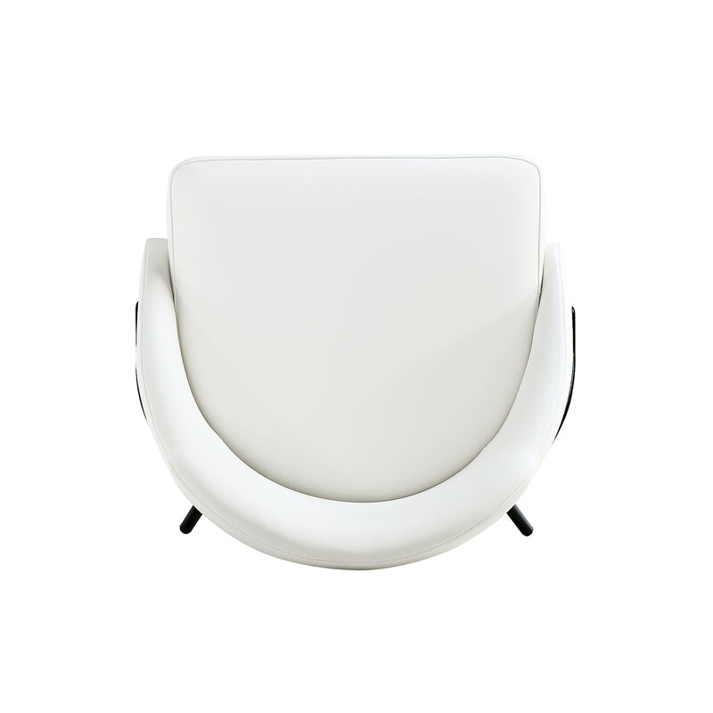Gracie Dining Chairs in White and Black (Set of 2)
