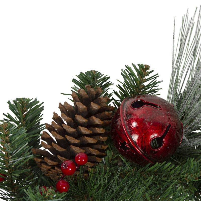 6' x 12" Plaid and Houndstooth and Berries Artificial Christmas Garland - Unlit image number 2