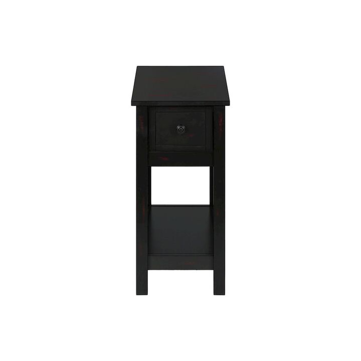 Transitional Accent Table in Black color