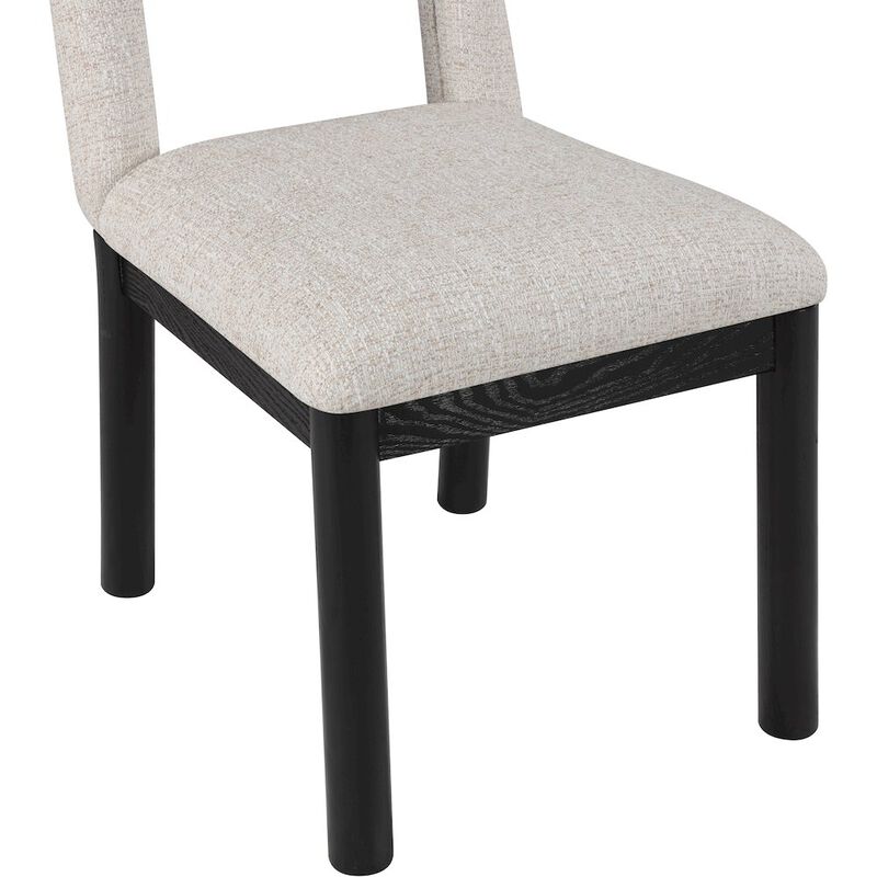 Meridian Furniture Conrad Linen Textured Fabric Dining Chair