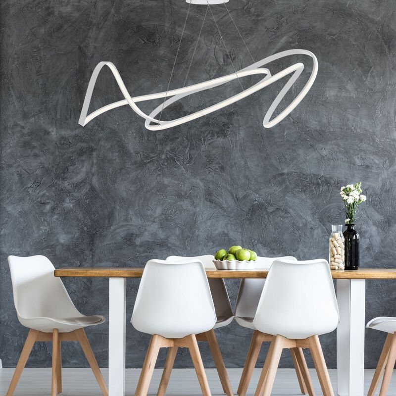 Moscow Chandelier Wood Metal Integrated LED Dimmable