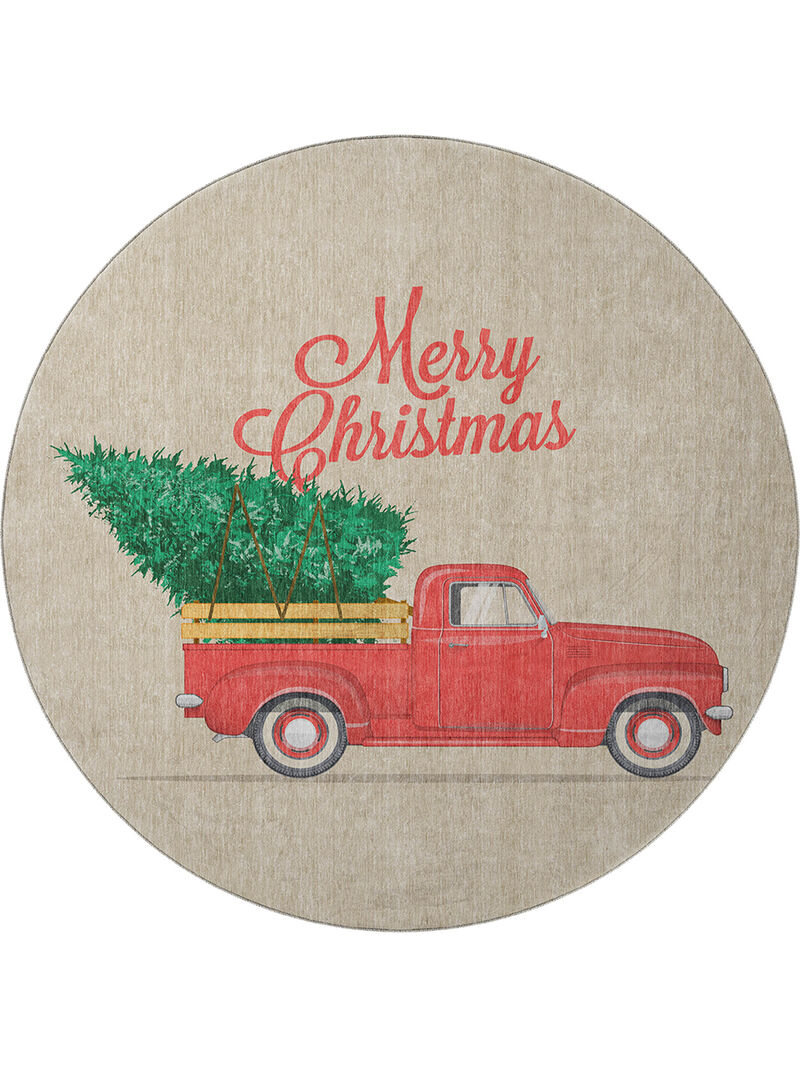 Merry & Bright MY4 8' Round Rug