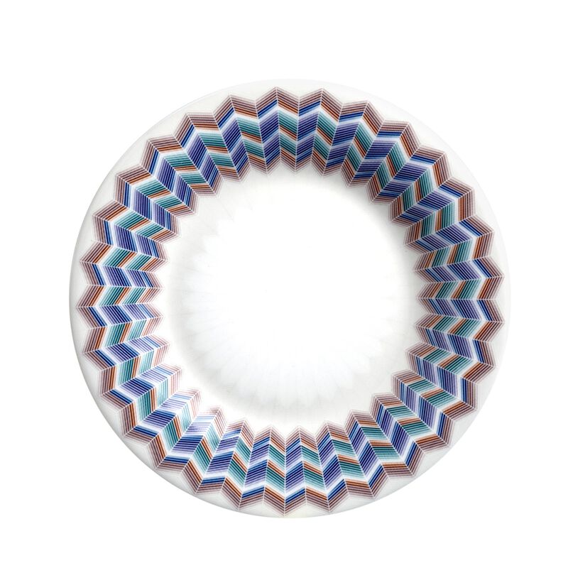 Bread & Butter Plates ZIG ZAG JARRIS 148 Set of 6, diam. 6.1" image number 0