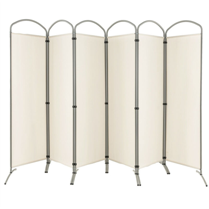 6-Panel Privacy Screen Foldable Room Divider for Flexible and Stylish Space Separation
