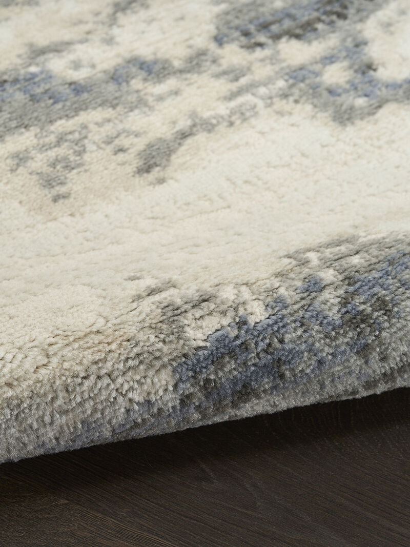 Serenity Home SRH12 Turquoise/Multicolor 3'11" x 5'11" Rug