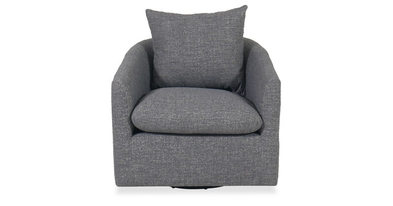 Jennie Swivel Chair in Charcoal image number 0