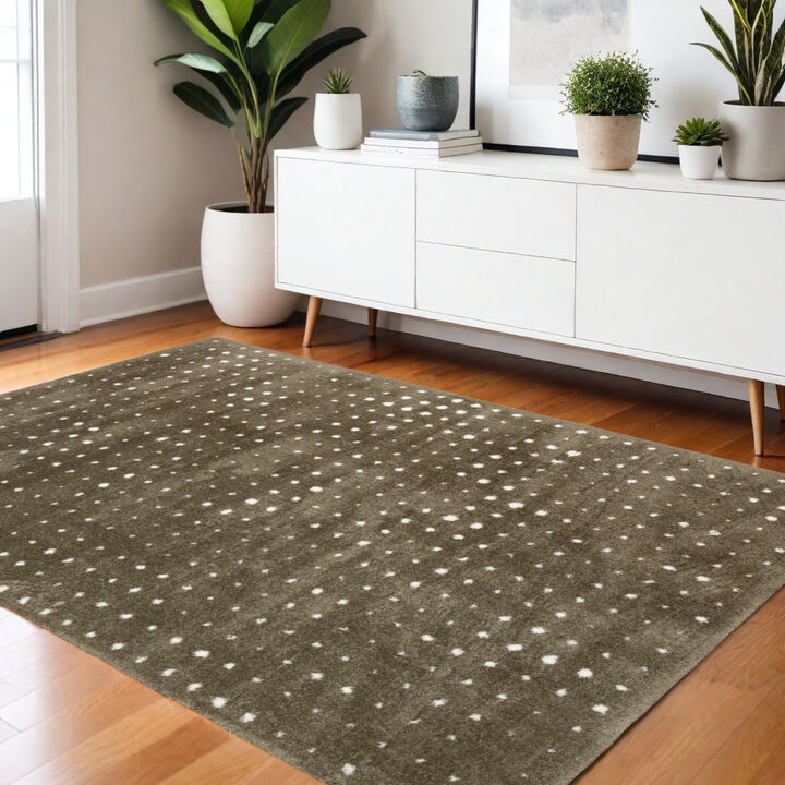 HomeRoots Geometric Runner Rug