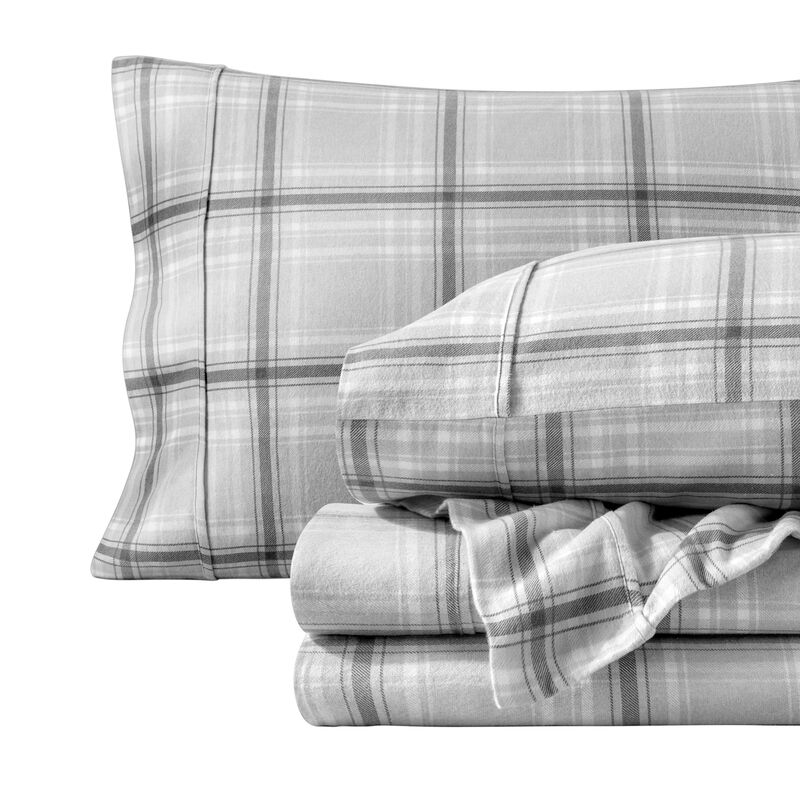 Soft & Cozy 100% Cotton Flannel Printed Pattern Sheet Set image number 0