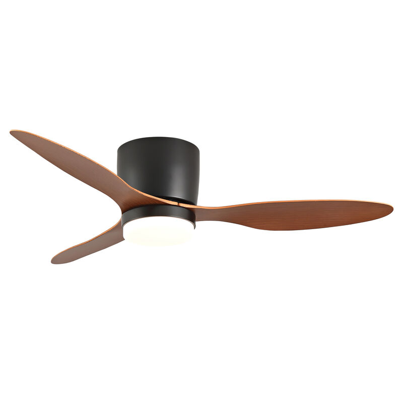 ELEMENT ACE 42 Inch Low Profile Flush Mount Ceiling Fan with Light & Remote Control, Reversible Quiet DC Motor, 6 Speed Settings, Ideal for Indoor & Outdoor Low Ceiling Spaces image number 5