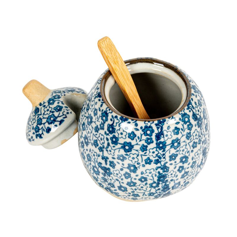 Hand-Painted Stoneware Sugar & Creamer, Set of 2 image number 3