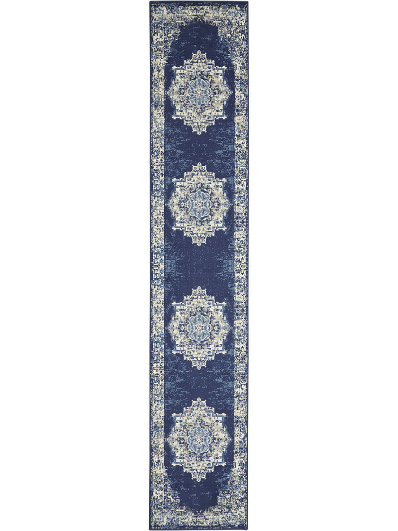 Grafix GRF14 Navy/Blue 2' x 4' Rug