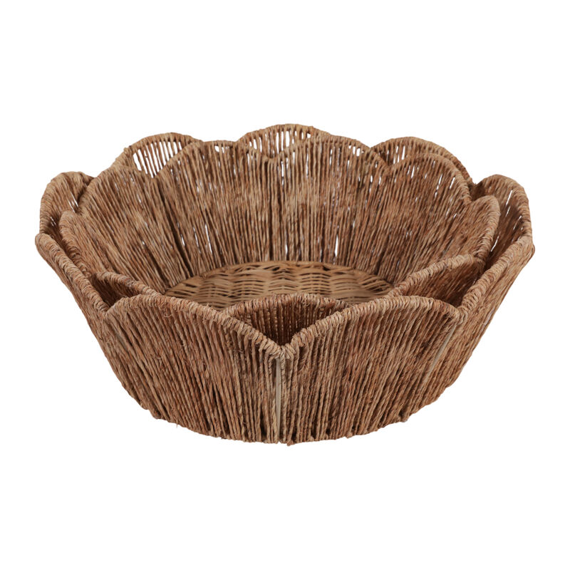 S/2 Petal Shape Bowls, Natural image number 5
