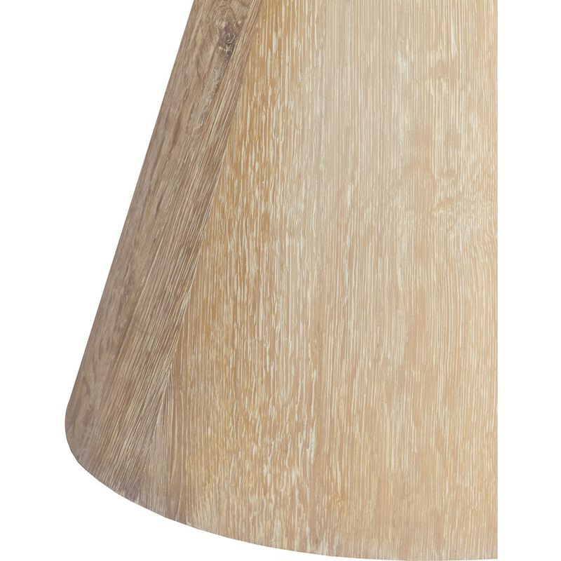 Meridian Furniture Linette White Oak Dining Table