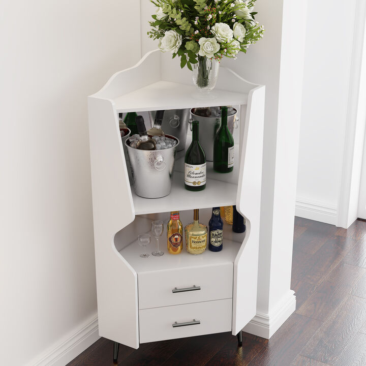 Totfol Corner Display Cabinet