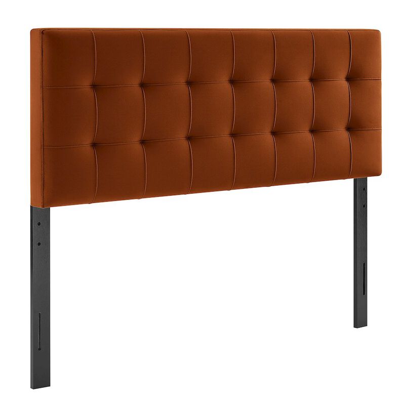 Lily Stain-Resistant Performance Velvet Full Size Headboard image number 0