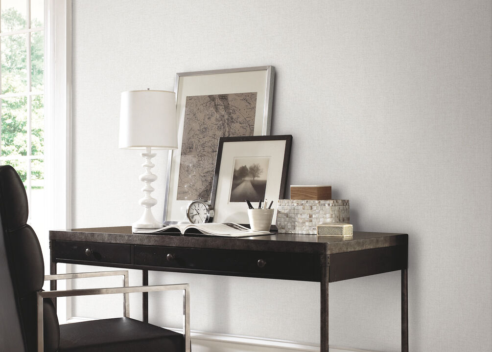 Well Suited White Wallpaper