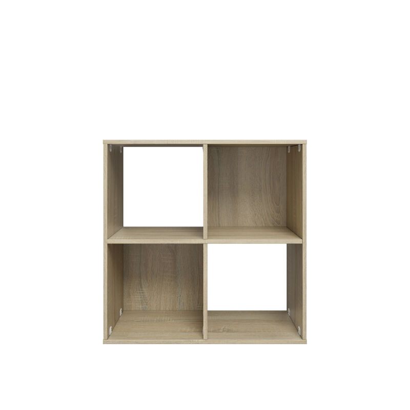 23.46 in. Tall Wood 3-Shelf Etagere Bookcase image number 0