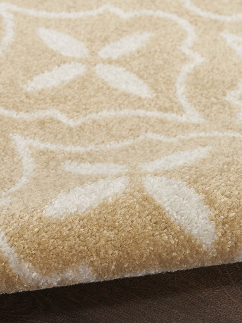 Nourison Essentials NRE04 Beige/Ivory 5' x 7' Rug image number 6