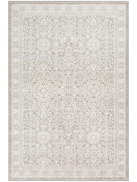 Eco Cycle ECY01 Silver/Ivory 3'11" x 5'11" Rug