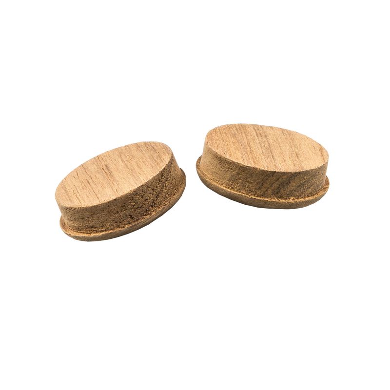 HomeRoots Set of Two Brown Wood Drawer Pull Knobs image number 5