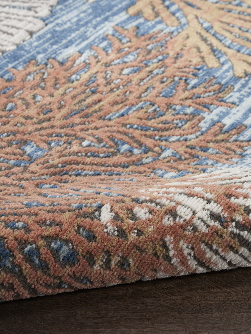 Seaside SDS04 Blue/Multicolor 4' x 6' Rug