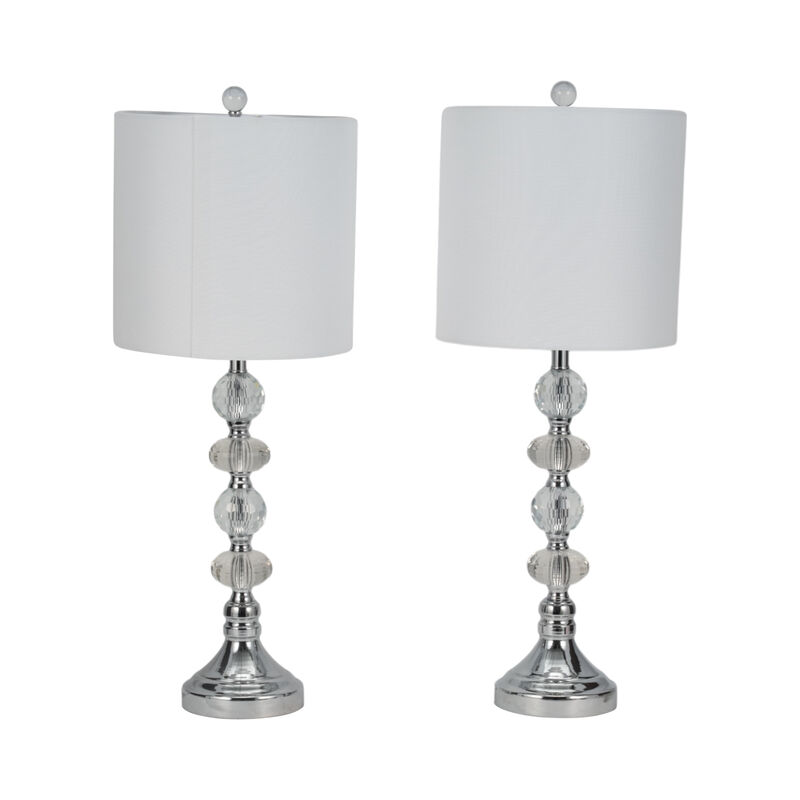 S/2 Crystal 28" Table Lamp image number 2
