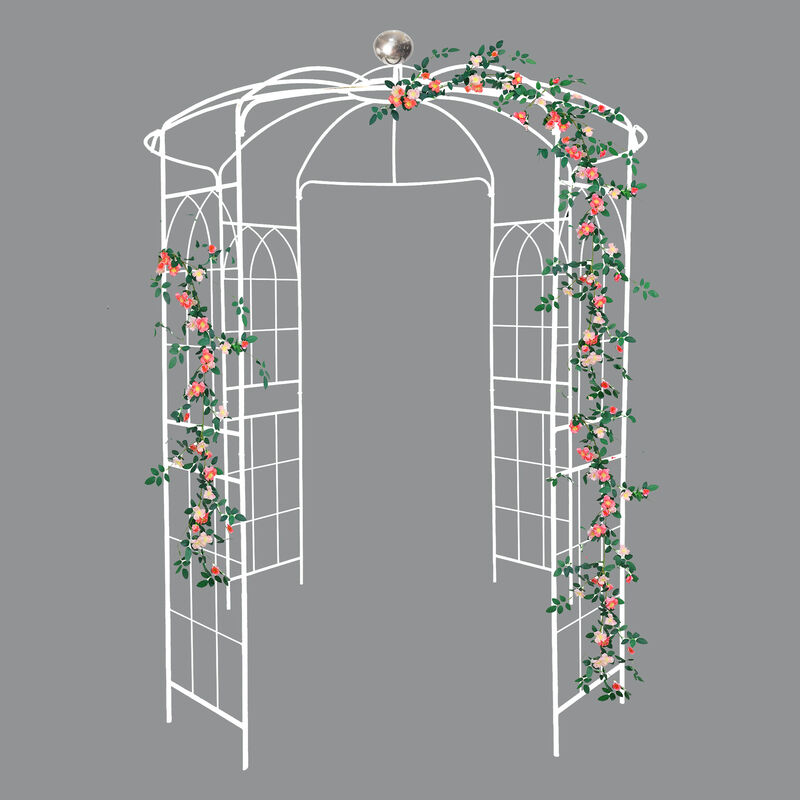 Wedding Arch Gazebo Metal Birdcage Pergola for Ceremonies & Gardens