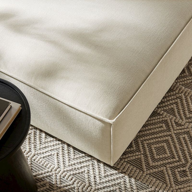 Restore Performance Fabric Upholstered Modular Ottoman image number 8