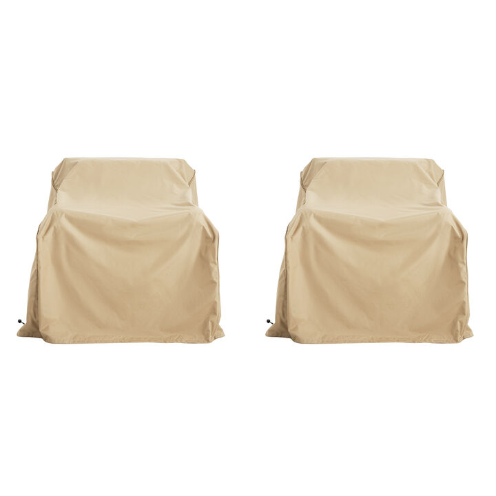 Christopher Knight Home Abbott Outdoor Water Resistant Club Chair Covers (Set of 2)
