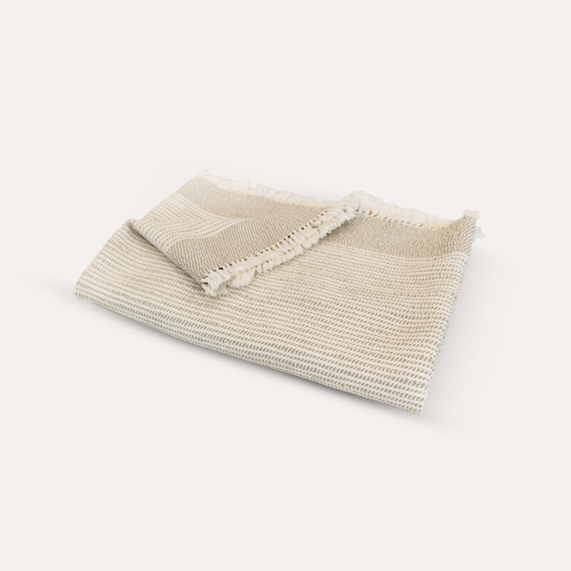 Ceremony Handwoven Throw Blanket Organic Cotton image number 0