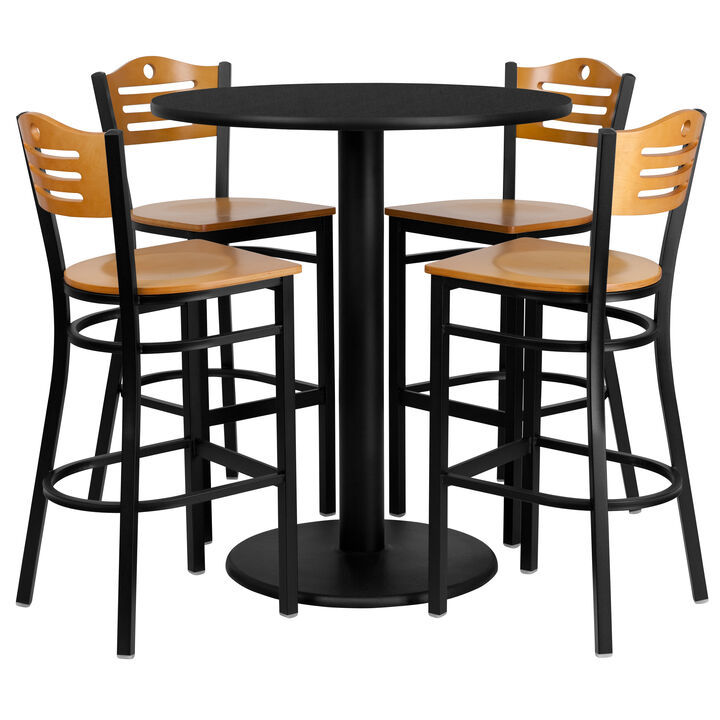 Laminate Restaurant Bar Table and Stool Sets