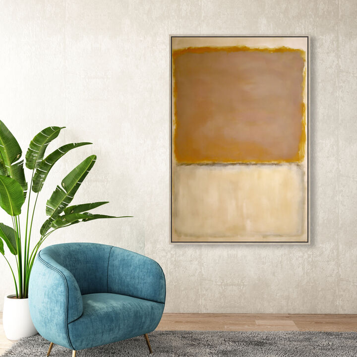 Warm Undertones II Abstract Canvas Print by Oliver Gal