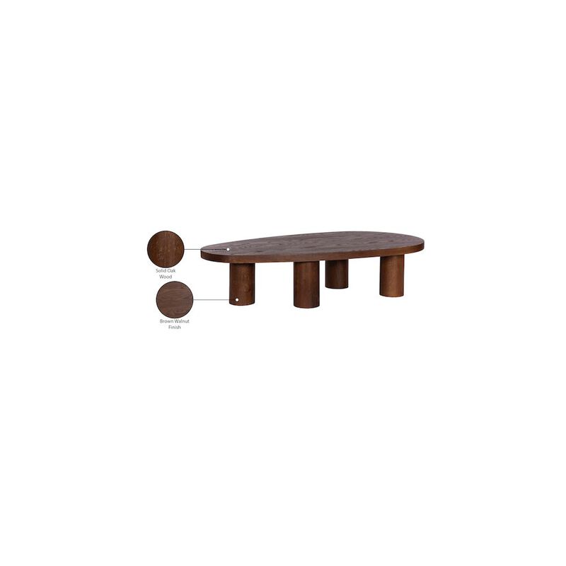 Meridian Furniture Beekman Brown Coffee Table