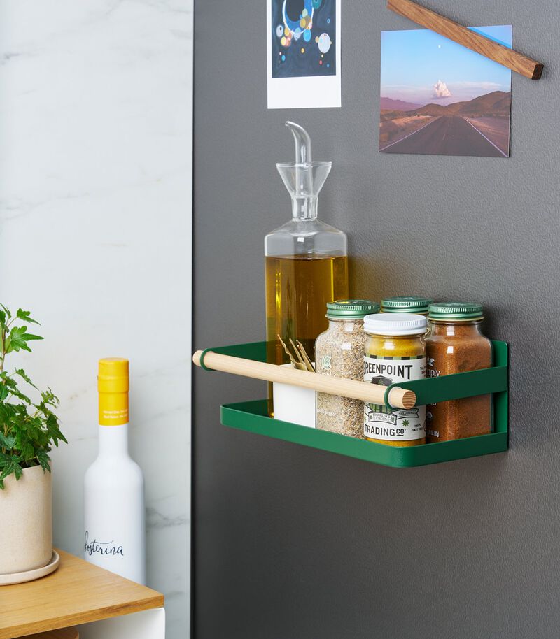 Magnetic Storage Caddy - Steel + Wood image number 5