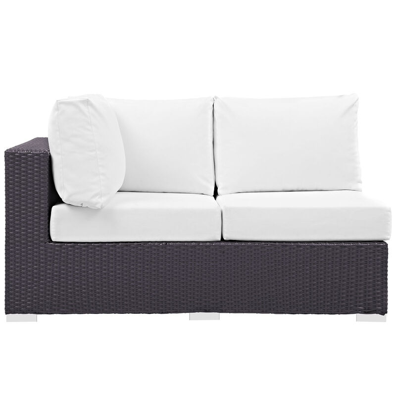 Modway - Convene Outdoor Patio Left Arm Loveseat