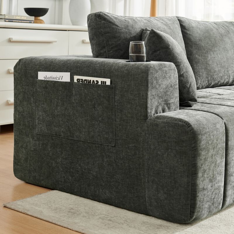 Blufji Modular L-Shaped Sectional Sofa image number 5