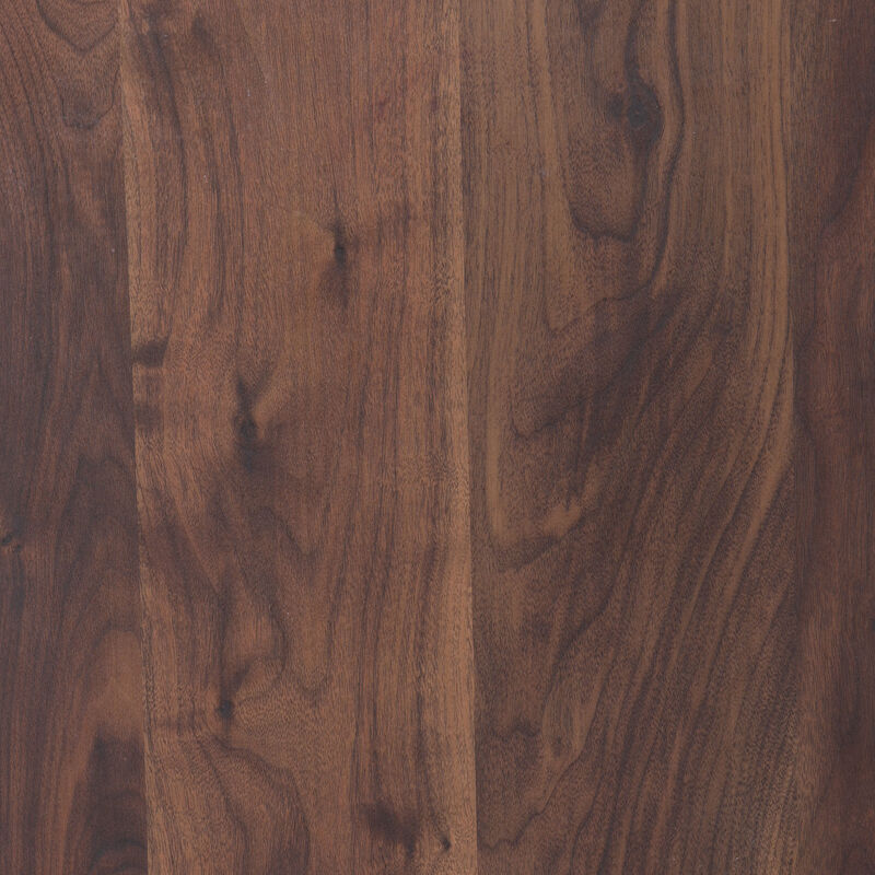 Hivvago 24 Inch  Black And Brown Round End Table