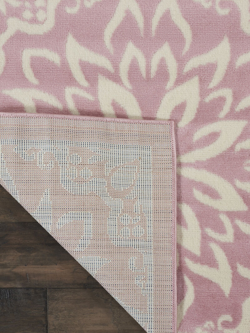 Jubilant JUB06 Ivory/Pink 7'10" x 9'10" Rug