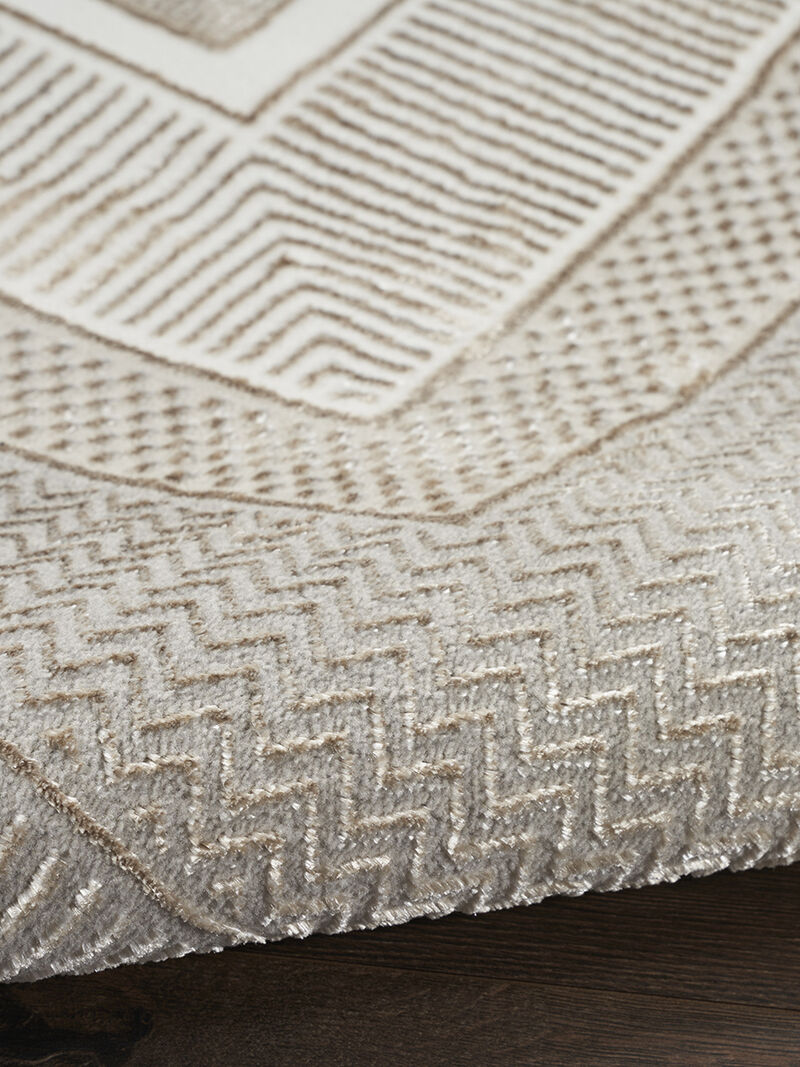 Glitz GLZ07 Ivory 2'3" x 7'6" Rug
