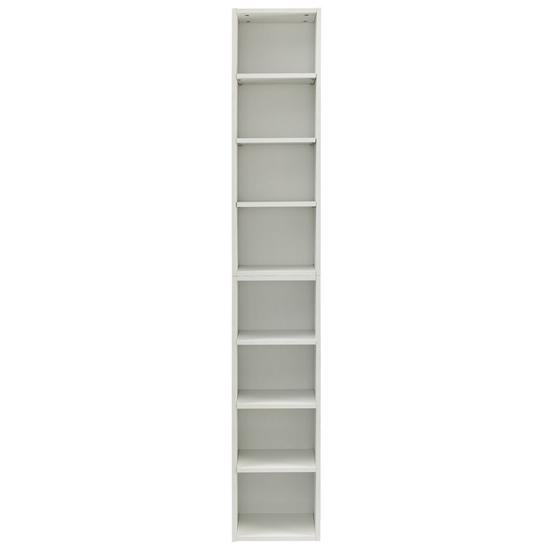 70.9 in.Tall Wood 4-Shelf Standard Bookcase with Shelves (Set of 2)