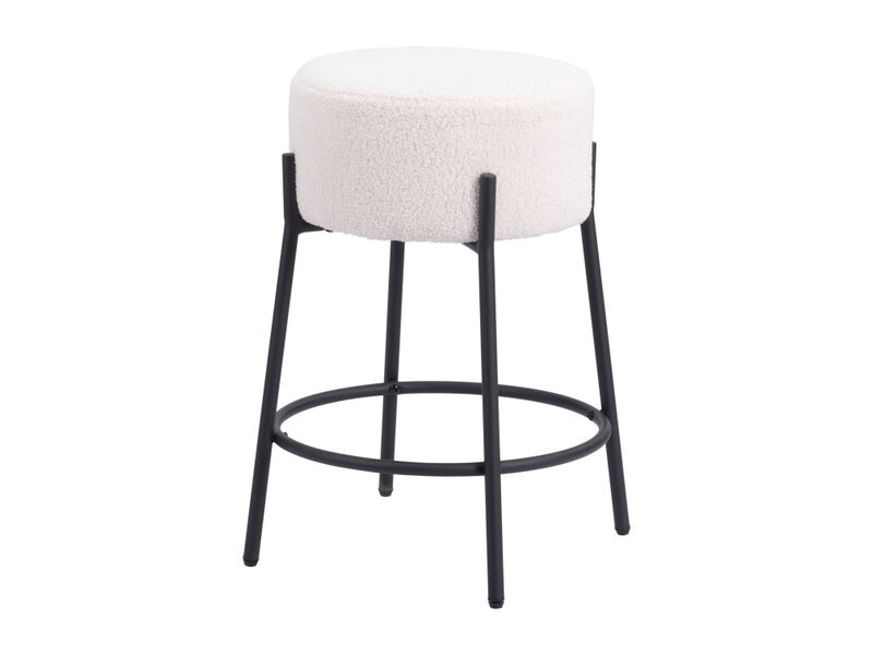 Blanche Counter Stool (Set of 2) Ivory