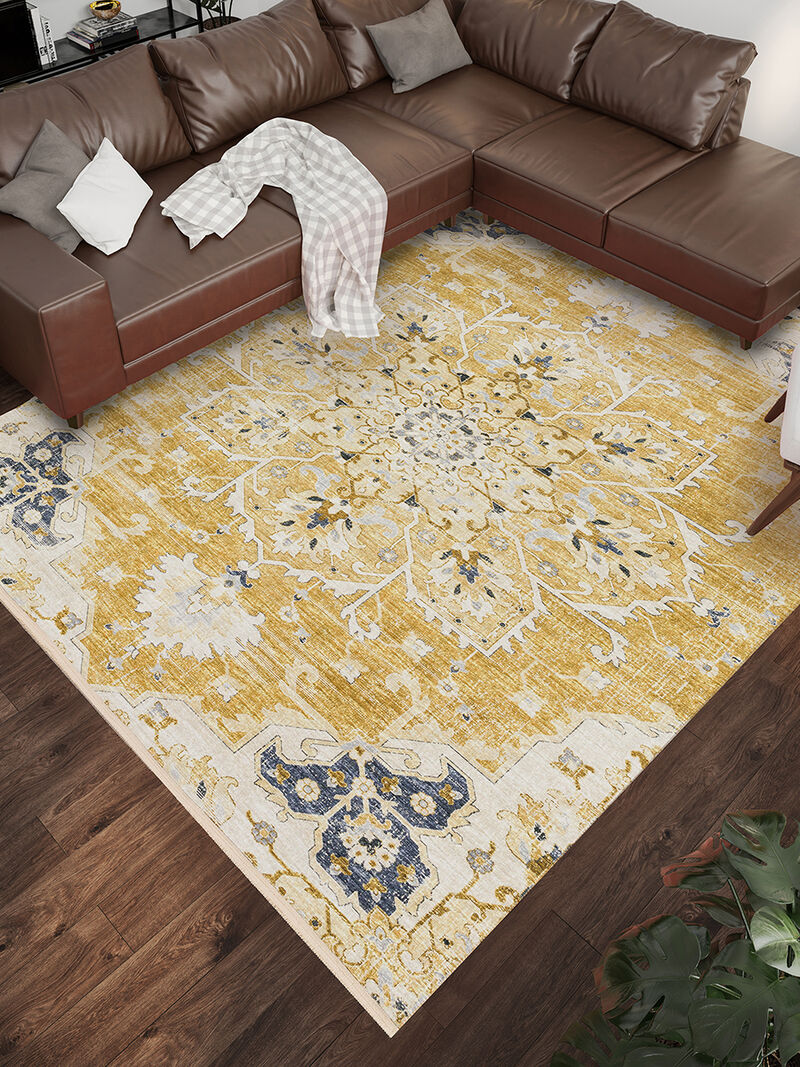 Marbella MB3 Gold 3' x 5' Rug